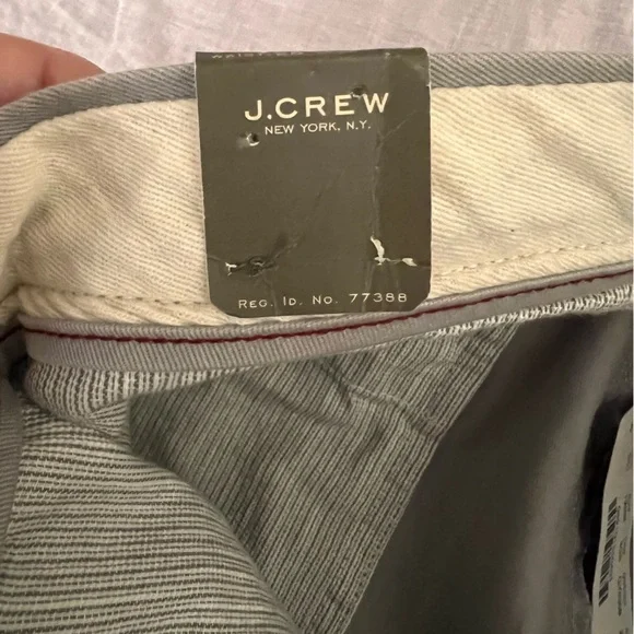 J.Crew Men’s Urban Slim Chino Pant Size 28/32 Vintage Grey NWT - Picture 6 of 8